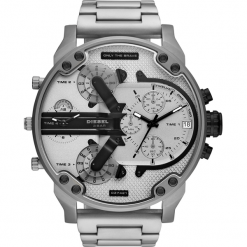 Zegarek DIESEL - Mr Daddy 2.0 DZ7421 Silver/Silver. Szare zegarki męskie Diesel. W wyprzedaży za 1289,00 zł.