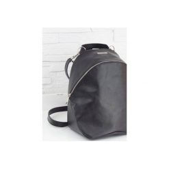Plecaki damskie: Skórzany Fabio Plecak ZIP black classic L/d