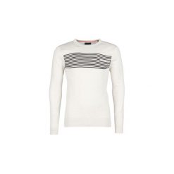 Swetry Scotch Soda AMS BLAUW ALLOVER PRINTED COTTON PULL IN REGULAR FIT. Białe swetry męskie Scotch & Soda, s, bez wzorów, bez kołnierzyka, bez kaptura. Za 309,00 zł.