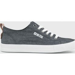 Big Star - Tenisówki. Czarne trampki męskie marki BIG STAR, bez wzorów, z gumy, retro, na sznurówki. Za 119,90 zł.