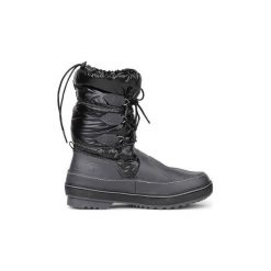 Śniegowce Le Coq Sportif Minka Snow Boot. Czarne kozaki damskie le coq sportif, bez obcasa, bez zapięcia. Za 151,48 zł.