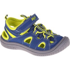 Sandały chłopięce: BEJO Sandały Dziecięce Silma Kids Lake Blue/Lime r. 23