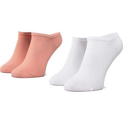 Zestaw 2 par niskich skarpet damskich TOMMY HILFIGER - 343024001 Peach/Coral 015. Pomarańczowe skarpetki damskie TOMMY HILFIGER, bez wzorów, z elastanu. Za 39,00 zł.