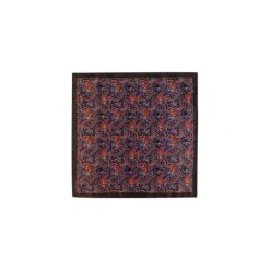 Czarna poszetka z wzorem paisley E35. Czarne poszetki męskie Modini Moda Męska, bez wzorów, casualowe. Za 33,00 zł.