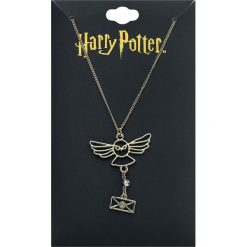 Harry Potter Hedwig und Brief Naszyjnik srebrny. Szare naszyjniki damskie marki Harry Potter, srebrne. Za 62,90 zł.