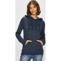 Roxy - Bluza. Szare bluzy z kapturem damskie Roxy, m, z nadrukiem, z bawełny. W wyprzedaży za 159,90 zł.