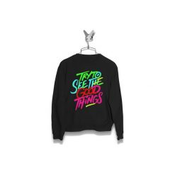 Bluza Try to see the good things Męska. Szare bluzy męskie Failfake, xxl. Za 170,00 zł.