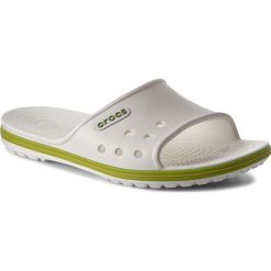 Chodaki damskie: Klapki CROCS - Crocband II Slide 204108 White/Wolt Green