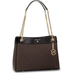 Torebka MICHAEL MICHAEL KORS - Susan 30H9GUSL2B Brown/Blk. Pomarańczowe torebki klasyczne damskie MICHAEL Michael Kors, bez wzorów, ze skóry ekologicznej, wizytowe, bez dodatków. Za 1569,00 zł.
