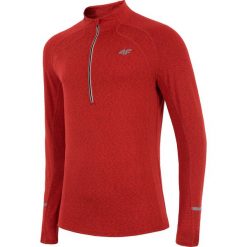 Bluza treningowa męska BLMF200z - czerwony melanż. Czerwone bluzy męskie 4f, na zimę, m, bez wzorów, z poliesteru, ze stójką, bez rękawów, bez kaptura. W wyprzedaży za 69,99 zł.