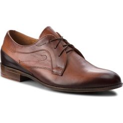 Półbuty SERGIO BARDI - Casavatore FW127367018IG 104. Brązowe derby męskie Sergio Bardi, z materiału. Za 229,00 zł.