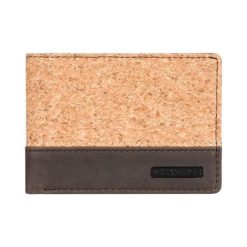 Quiksilver Portfel męski Natiberry Choco late Brown EQYAA03825-CSD0. Brązowe portfele męskie Quiksilver, bez wzorów, sportowe. Za 157,00 zł.