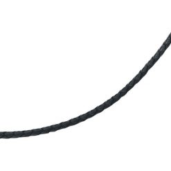 Naszyjniki męskie: Plaited Leather Chain Naszyjnik czarny