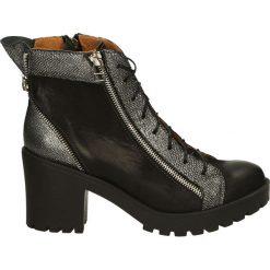 Botki - 3985 NERO. Czarne botki damskie skórzane marki Venezia. Za 249,00 zł.
