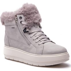 Sneakersy GEOX - D Kaula B Abx D D84AWD 00032 C1010 Lt Grey. Szare półbuty damskie Geox, ze skóry. W wyprzedaży za 339,00 zł.