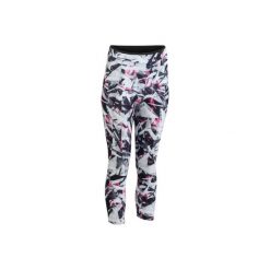 Legginsy sportowe damskie: Legginsy 7/8 fitness 100