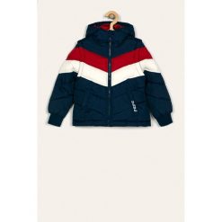 Pepe Jeans - Kurtka dziecięca Vespucci 128-178/180 cm. Niebieskie kurtki chłopięce Pepe Jeans, bez wzorów, z poliesteru, krótkie, z kapturem. W wyprzedaży za 349,90 zł.