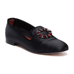 Mokasyny w kolorze czarnym. Mokasyny damskie Tosca Blu, Bagatt. W wyprzedaży za 299,95 zł.