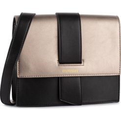Torebka MONNARI - BAG6970-023 Czarny Złoty. Żółte listonoszki damskie Monnari, bez wzorów, ze skóry ekologicznej, bez dodatków. W wyprzedaży za 159,00 zł.