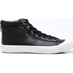 Pepe Jeans - Trampki New Brother. Czarne trampki męskie marki Pepe Jeans, z jeansu. W wyprzedaży za 199,90 zł.