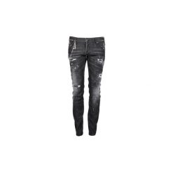 Jeansy slim fit Dsquared S71LB415. Czarne jeansy męskie Dsquared, s, bez wzorów. Za 1599,00 zł.