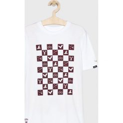 Vans - T-shirt dziecięcy x Harry Potter. Białe t-shirty chłopięce Vans, z nadrukiem, z bawełny, bez rękawów. W wyprzedaży za 99,90 zł.