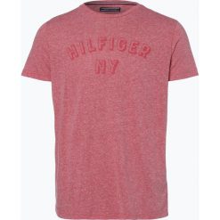 Tommy Hilfiger - T-shirt męski, czerwony. Czerwone t-shirty męskie TOMMY HILFIGER, m. Za 179,95 zł.