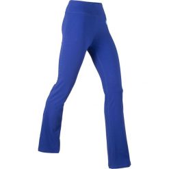Legginsy sportowe, długie LEVEL1 bonprix szafirowy. Niebieskie legginsy sportowe damskie bonprix. Za 59,99 zł.