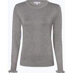Marie Lund - Sweter damski, szary. Szare swetry klasyczne damskie Marie Lund, l, z dzianiny, z falbankami. Za 129,95 zł.