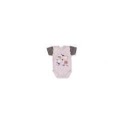 Lafel Body Chłopięce Doggy Dog 62 Szary. Szare body niemowlęce Lafel, z nadrukiem, z bawełny, bez rękawów. Za 35,00 zł.