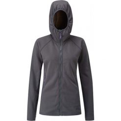Bluzy damskie: RAB Bluza Damska Focus Hoody Wmns Anthracite r. S (QFA-97)