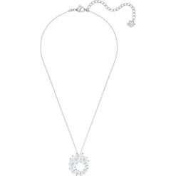 Swarovski - Naszyjnik Louison. Szare naszyjniki damskie Swarovski, z kryształem, srebrne. Za 429,90 zł.