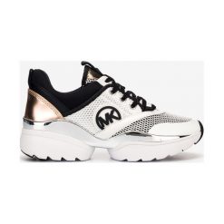 Michael Kors Charlie Trainer Tenisówki Czarny Biały. Czarne trampki i tenisówki damskie Michael Kors, bez wzorów, z materiału, bez zapięcia. Za 872,95 zł.