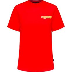T-shirt OPENING CEREMONY. Czerwone bluzki damskie Opening Ceremony, z nadrukiem, z bawełny, retro, z okrągłym kołnierzem. W wyprzedaży za 234,00 zł.