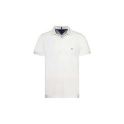 Koszulki polo z krótkim rękawem Tommy Hilfiger MW0MW08819 SLIM POLO. Szare koszulki męskie TOMMY HILFIGER, s, bez wzorów, polo, z krótkim rękawem, krótkie. Za 230,11 zł.