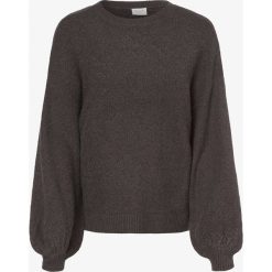 Vila - Sweter damski – Vilaiko, szary. Szare swetry damskie Vila, l, bez wzorów, eleganckie, bez rękawów, bez kaptura. Za 179,95 zł.