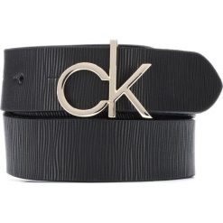 Calvin Klein Pasek Czarny. Czarne paski damskie Calvin Klein, w paski, ze skóry. Za 238,95 zł.