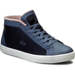 Sneakersy LACOSTE - Straightset Chukka 316 2 Spw 7-32SPW0100125 Blu. Niebieskie półbuty damskie Lacoste, ze skóry ekologicznej. W wyprzedaży za 349,00 zł.