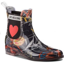 Kalosze LOVE MOSCHINO - JA21013G16IO0000 St Graff Ne. Niebieskie buty zimowe damskie marki Love Moschino, z materiału. Za 559,00 zł.
