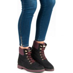 ZAMSZOWE WORKERY. Czarne workery damskie marki Ideal Shoes, z zamszu. Za 39,99 zł.