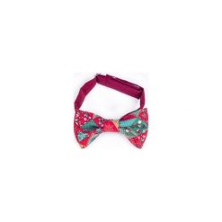 MUCHA BAWEŁNIANA GOTOWA RED CHRISTMAS. Czerwone muszki męskie marki R3s men's accessories, bez wzorów, z bawełny. Za 59,00 zł.