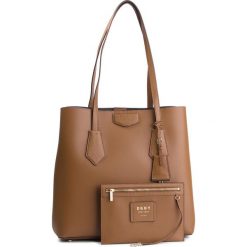 Torebka DKNY - Lg N/S Tote R83B8818 Vicuna VIC. Pomarańczowe torebki klasyczne damskie DKNY, bez wzorów, ze skóry, klasyczne, bez dodatków. Za 1199,00 zł.