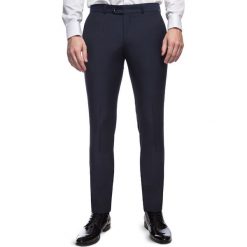 Spodnie LEONARDO GDGS900217. Spodnie garniturowe męskie Giacomo Conti, na lato, s, bez wzorów, z wełny, eleganckie. Za 599,00 zł.