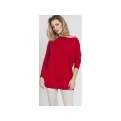 DZIANINOWA BLUZA, SWE169 GRAFIT MKM. Szare bluzy damskie Mkm swetry, s, bez wzorów, z wiskozy, bez rękawów, bez kaptura. Za 168,00 zł.