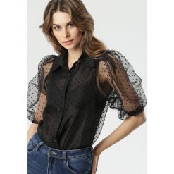 Czarna Koszula Thomas. Czarne bluzki damskie Born2be, s, z tkaniny, eleganckie. Za 99,99 zł.