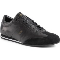 Sneakersy BOSS - Lighter 50401830 10214363 01 Black 005. Czarne sneakersy męskie Boss, na co dzień, bez wzorów, z zamszu, eleganckie, bez zapięcia. W wyprzedaży za 489,00 zł.