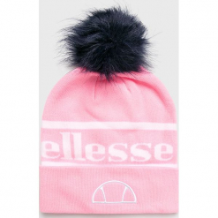 Ellesse - Czapka. Różowe czapki damskie marki Ellesse, na zimę, bez wzorów, z dzianiny. W wyprzedaży za 89,90 zł.
