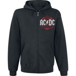 Bluzy męskie: AC/DC Rock N Roll Train Bluza z kapturem rozpinana czarny