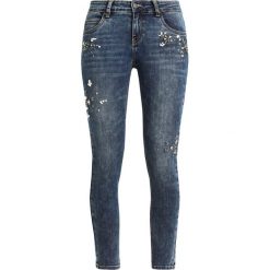 Jeansy damskie: Cartoon Jeansy Straight Leg dark blue denim