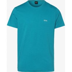 BOSS Athleisure - T-shirt męski – Tee, niebieski. Niebieskie t-shirty męskie BOSS Athleisure, m, bez wzorów, z bawełny, z okrągłym kołnierzem. Za 215,95 zł.